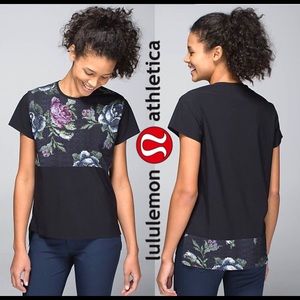 NWOT Lululemon Snapshot Tee Garden Party